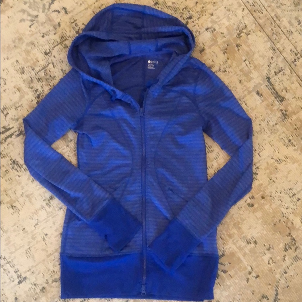 Zella Blue Hooded Jacket